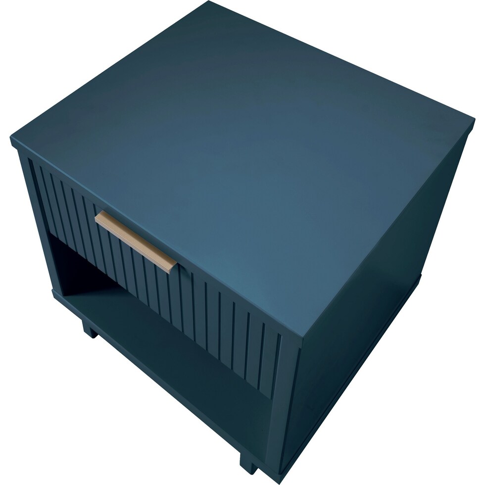 kenya blue nightstand   