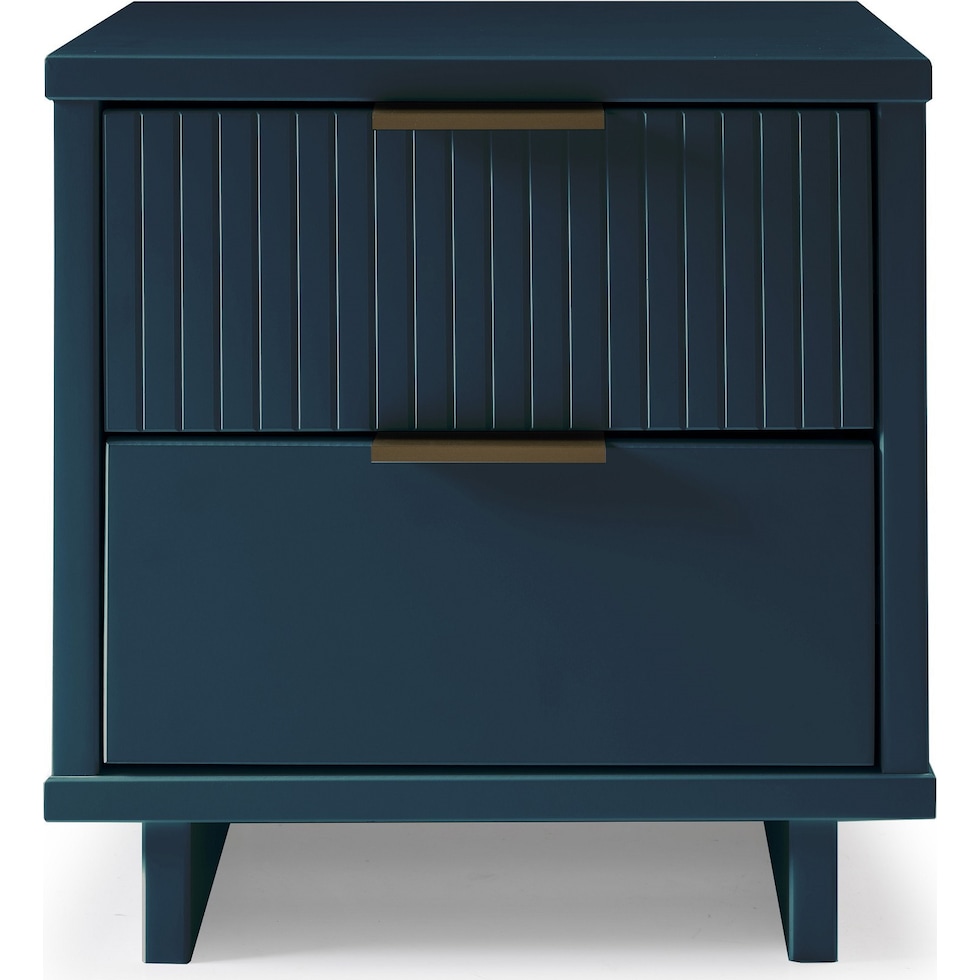 kenya blue nightstand   