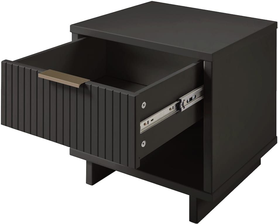 Kenya Nightstand Dark Grey Value City Furniture