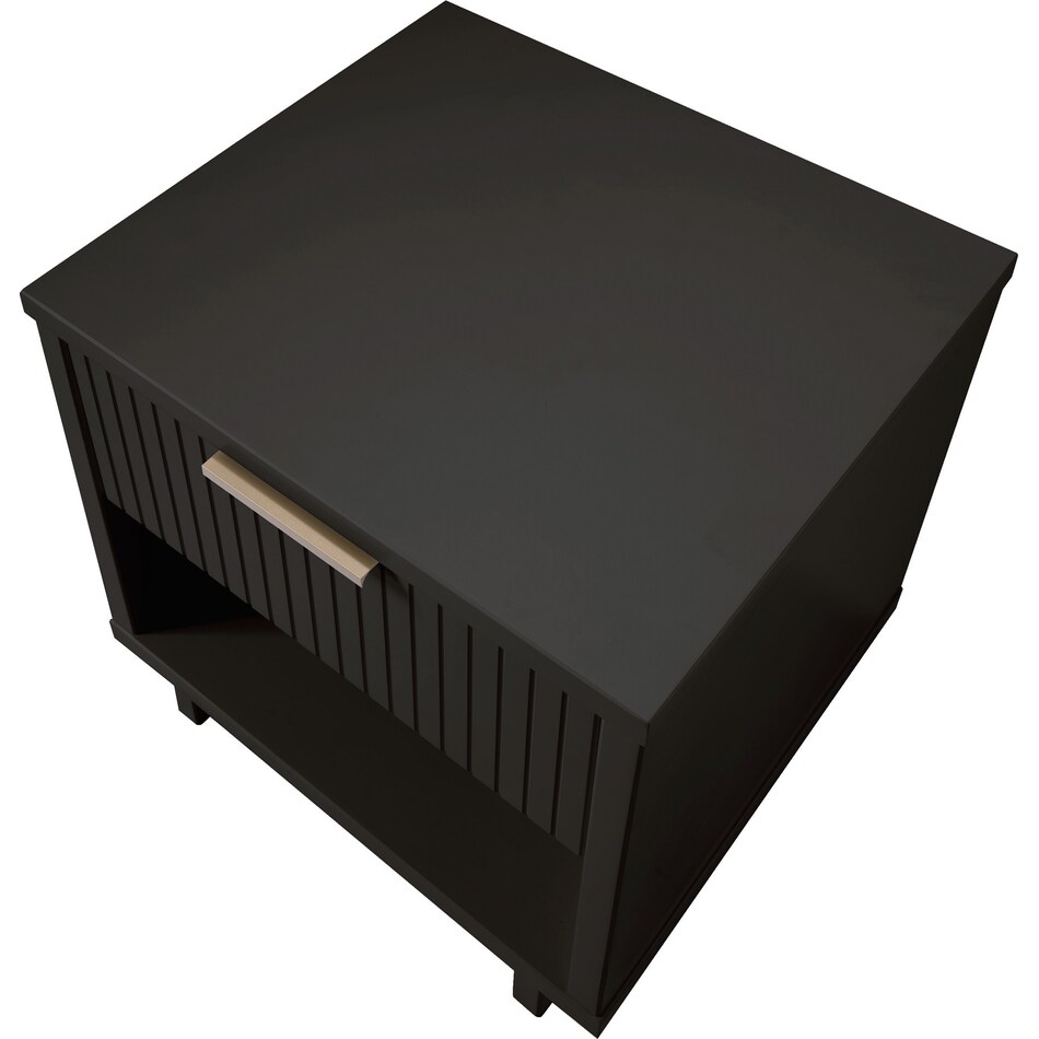 Kenya Nightstand Dark Grey Value City Furniture