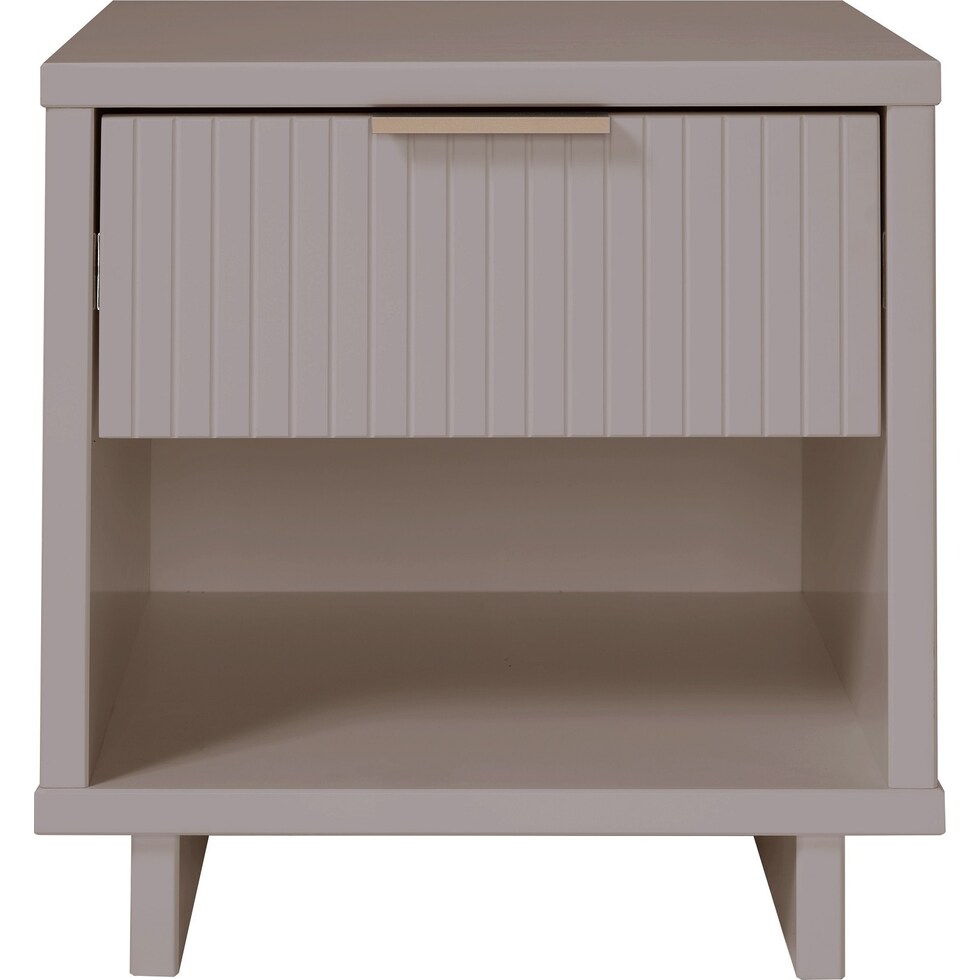 kenya gray nightstand   