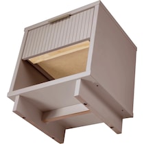 kenya gray nightstand   
