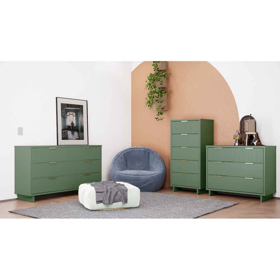 kenya green dresser   