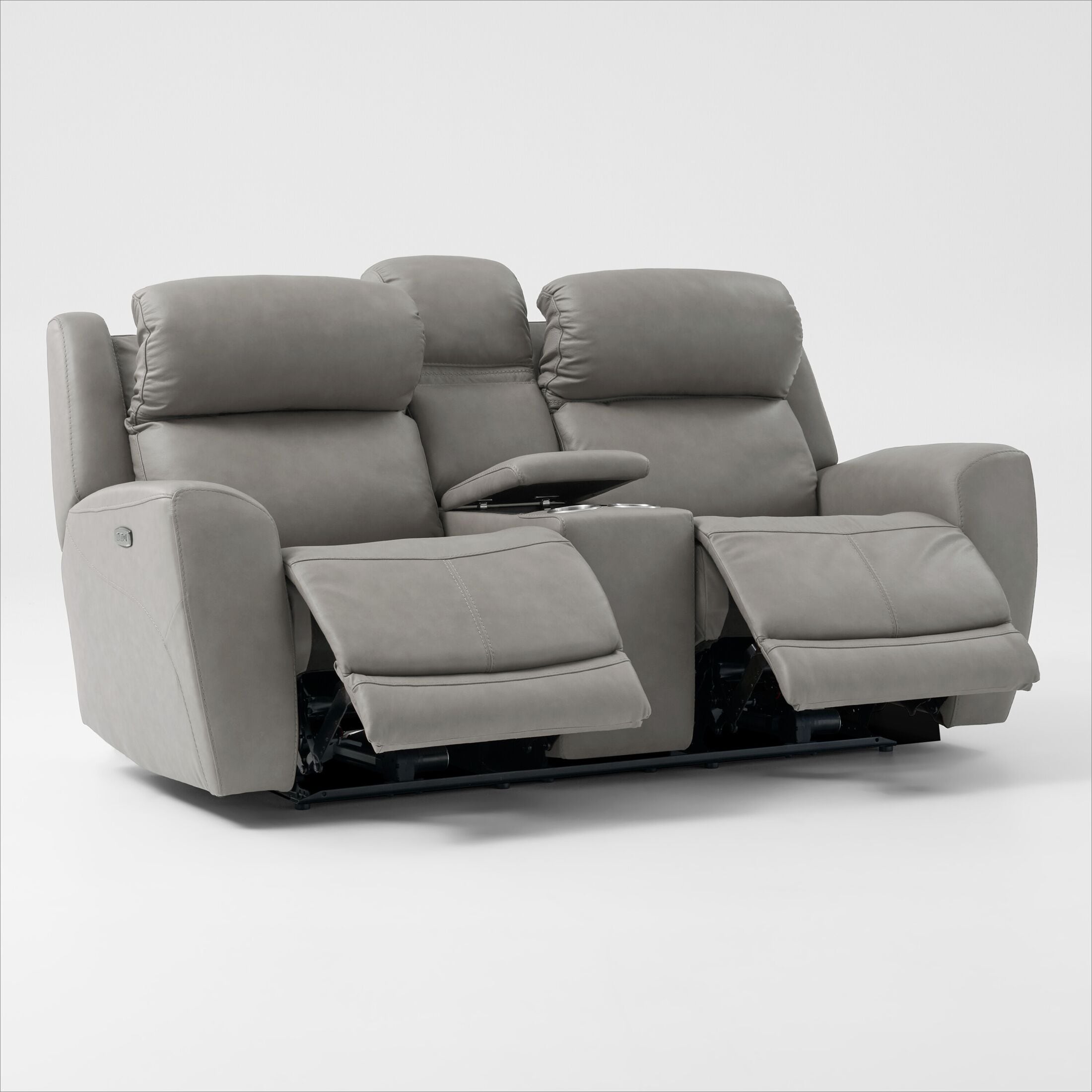 Kenyon Dual-Power Reclining Loveseat with Console | Value