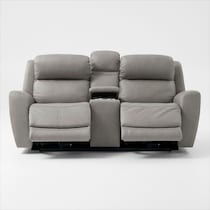 kenyon gray loveseat   