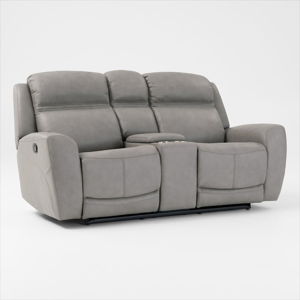 kenyon gray loveseat   