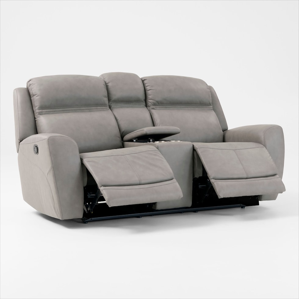 kenyon gray loveseat   