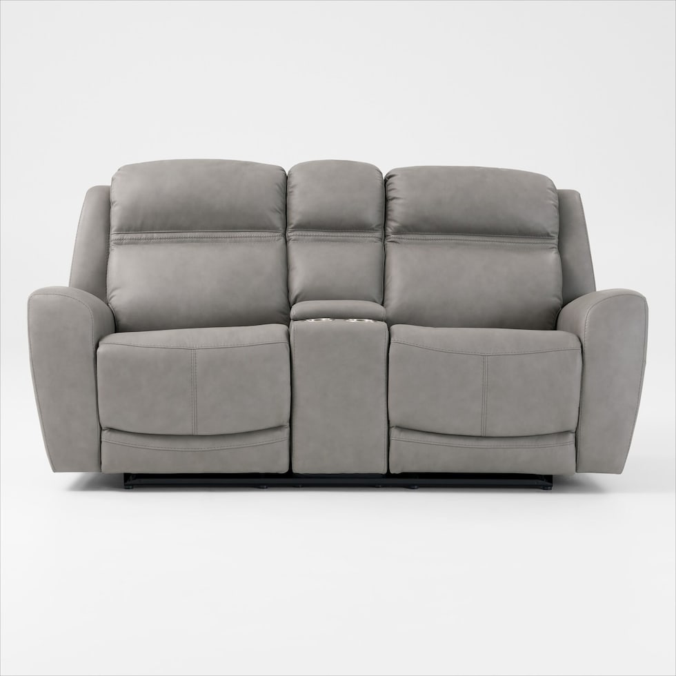 kenyon gray loveseat   