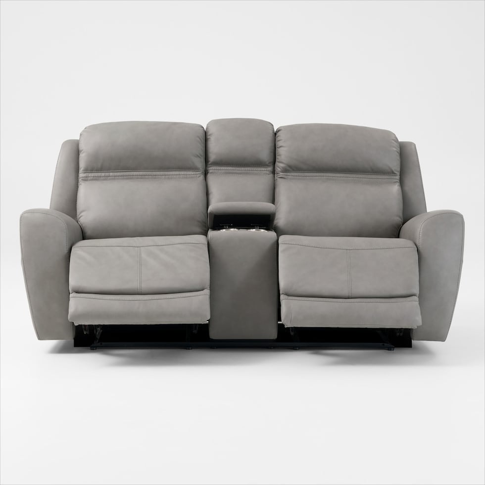 kenyon gray loveseat   