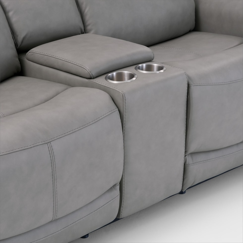 kenyon gray loveseat   