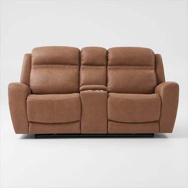 Kenyon Manual Reclining Loveseat with Console