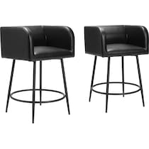 keppel black counter height stool   