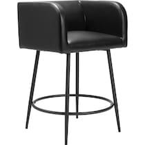 keppel black counter height stool   