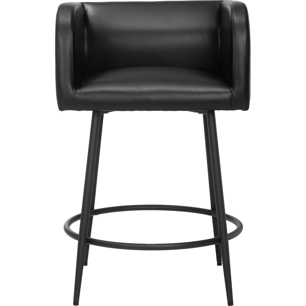 keppel black counter height stool   