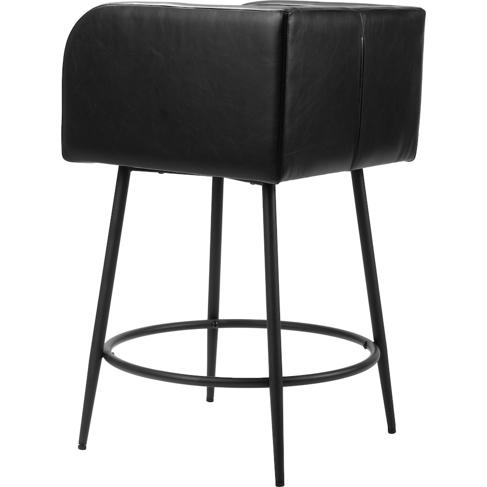 keppel black counter height stool   