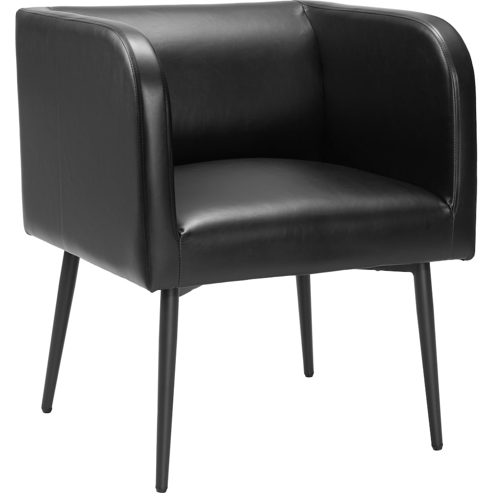 keppel black dining chair   