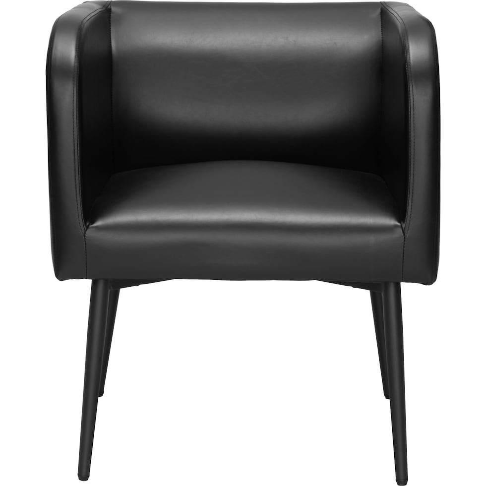 keppel black dining chair   