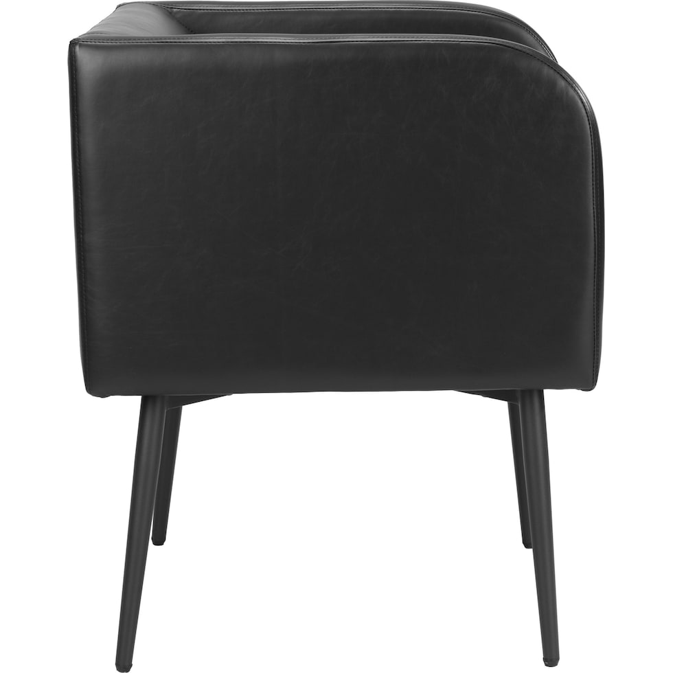 keppel black dining chair   