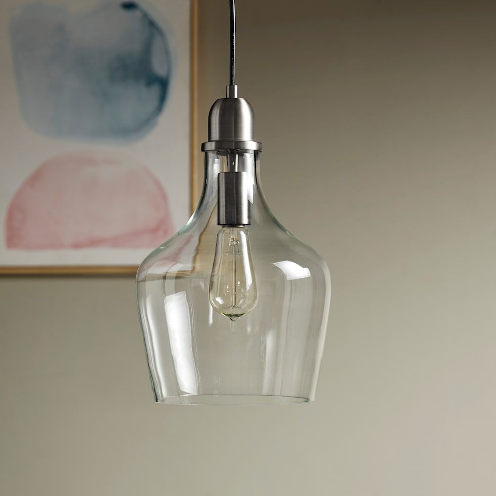 kern glass pendant light   