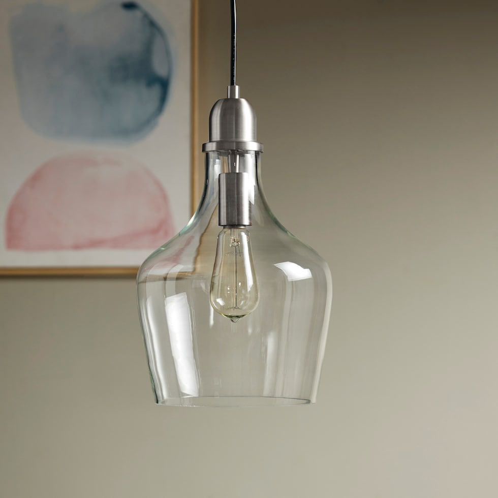kern glass pendant light   
