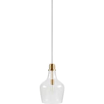 kern gold pendant light   