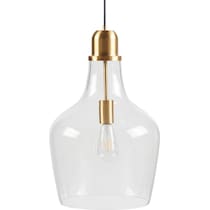 kern gold pendant light   