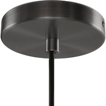 kern silver pendant light   