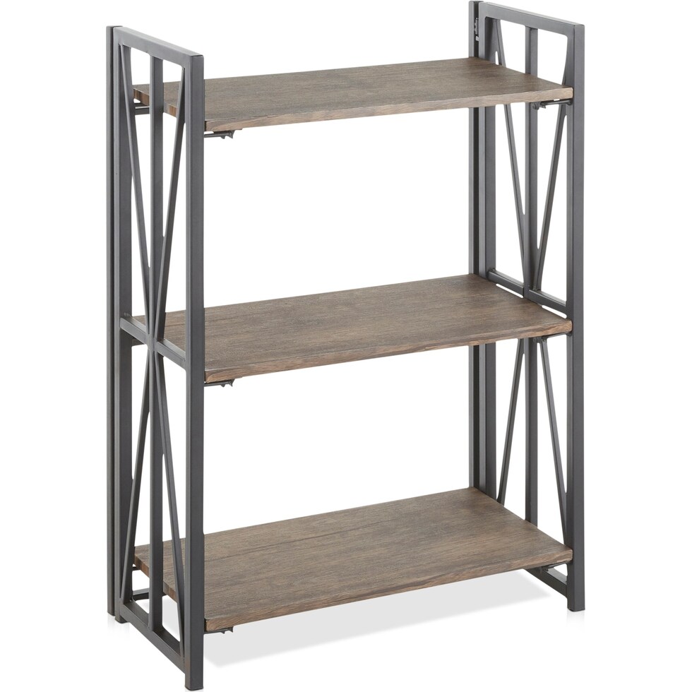 keston black brown bookcase   