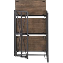 keston black brown bookcase   