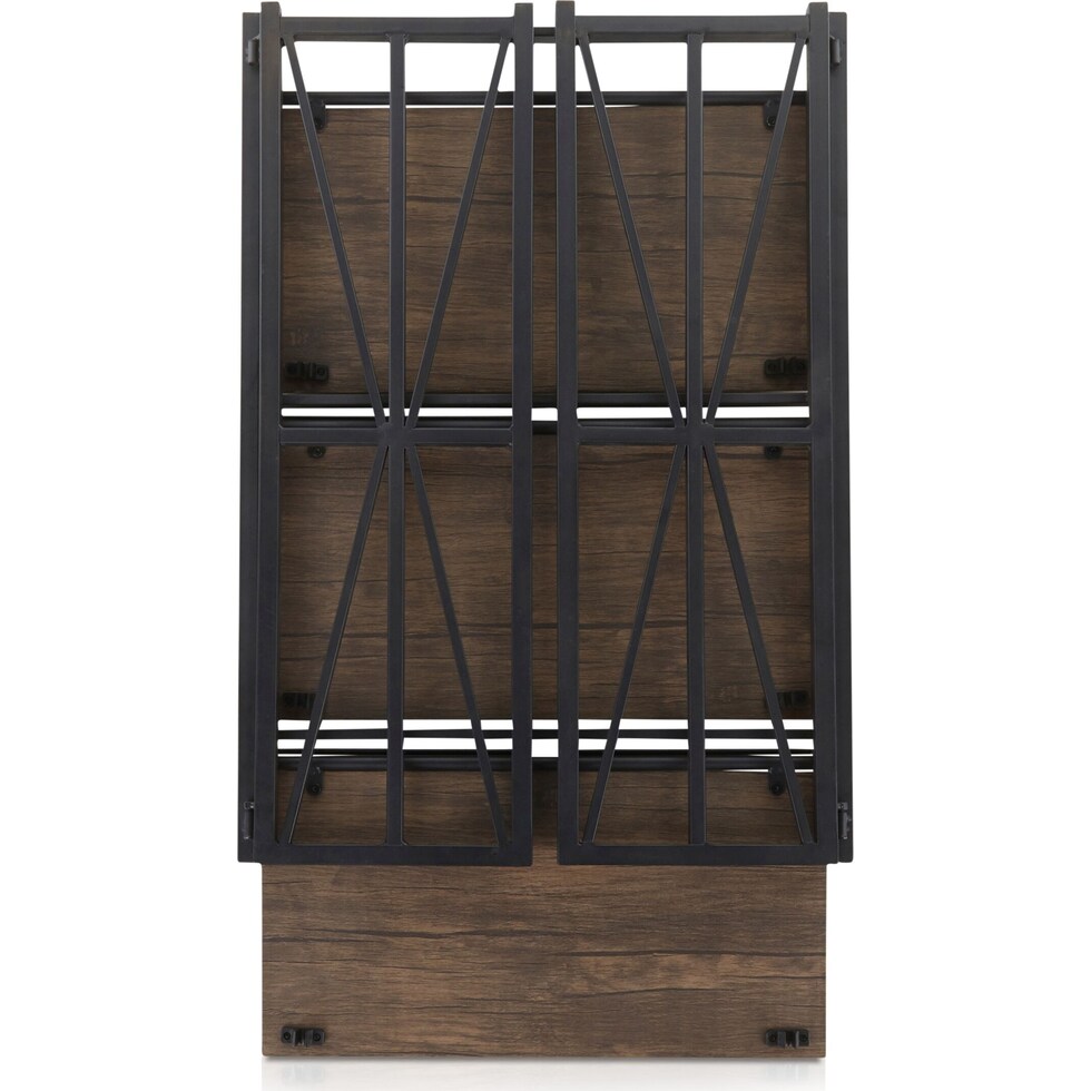 keston black brown bookcase   