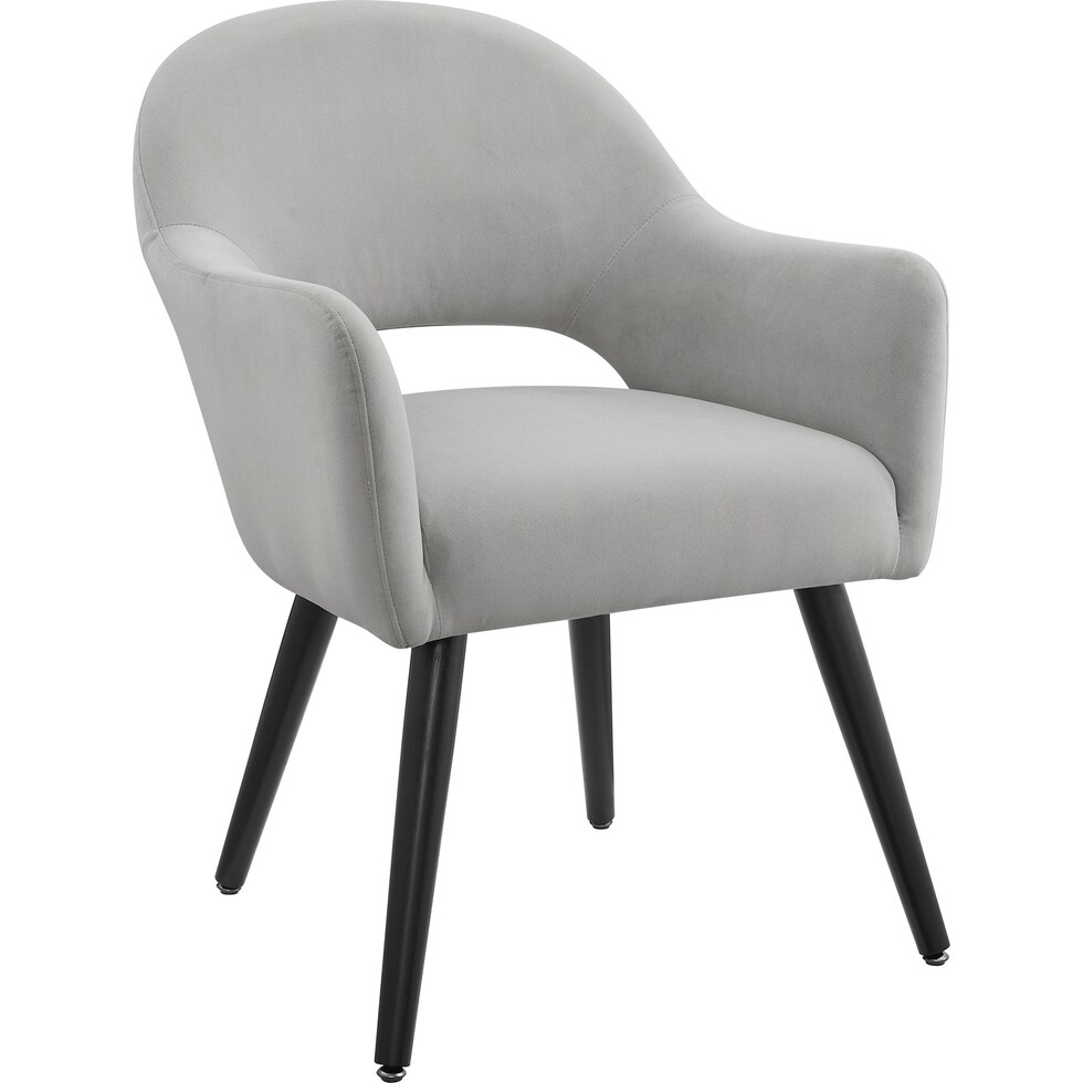 kevlin gray dining chair   