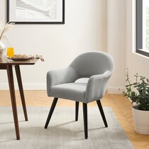 kevlin gray dining chair   