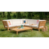 key west natural antique white outdoor chair   