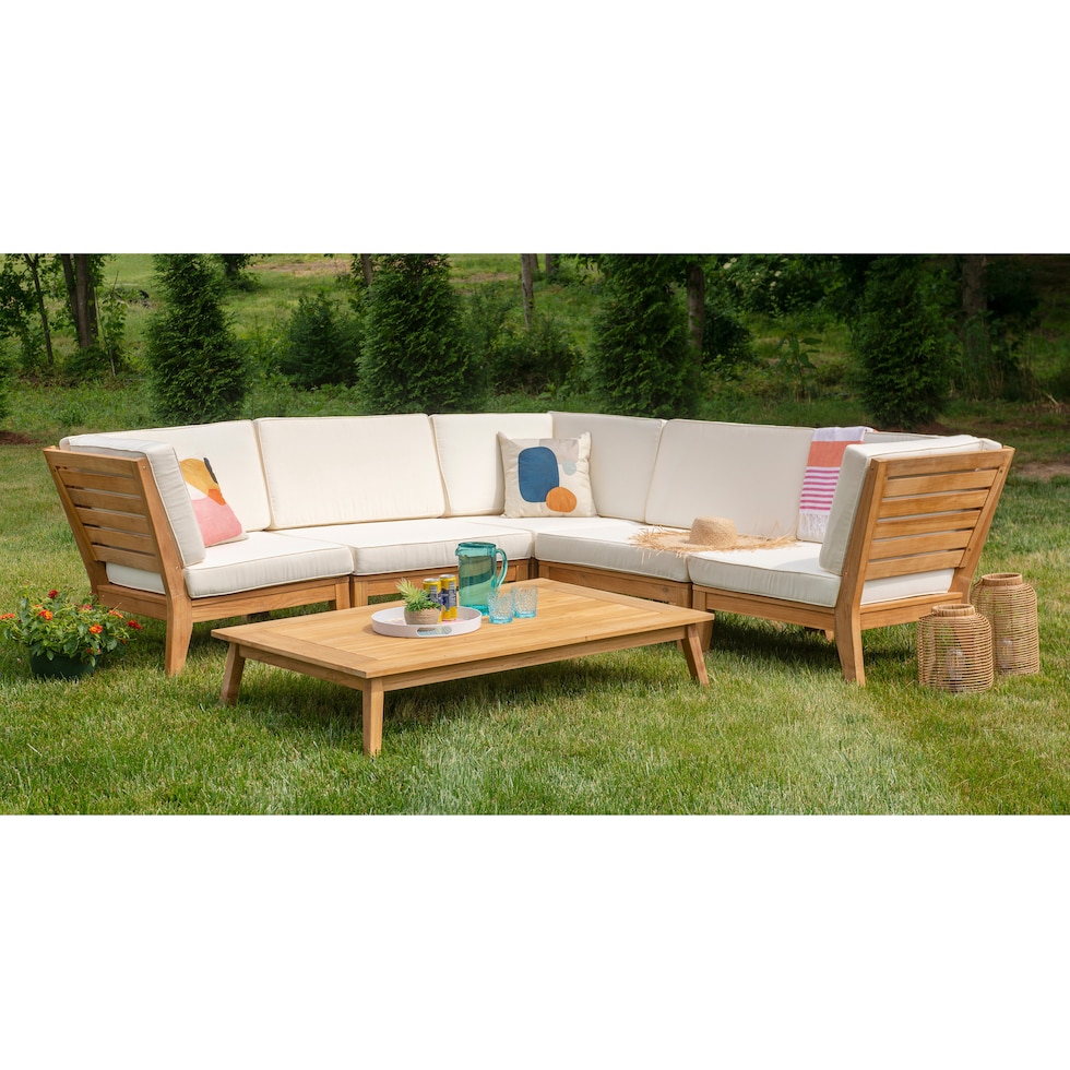 key west natural antique white outdoor chair   