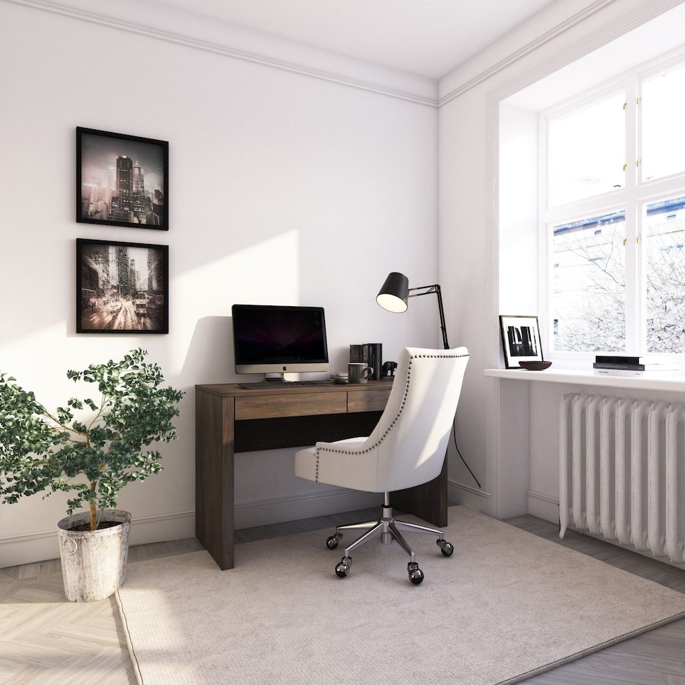 kiara beige office chair   