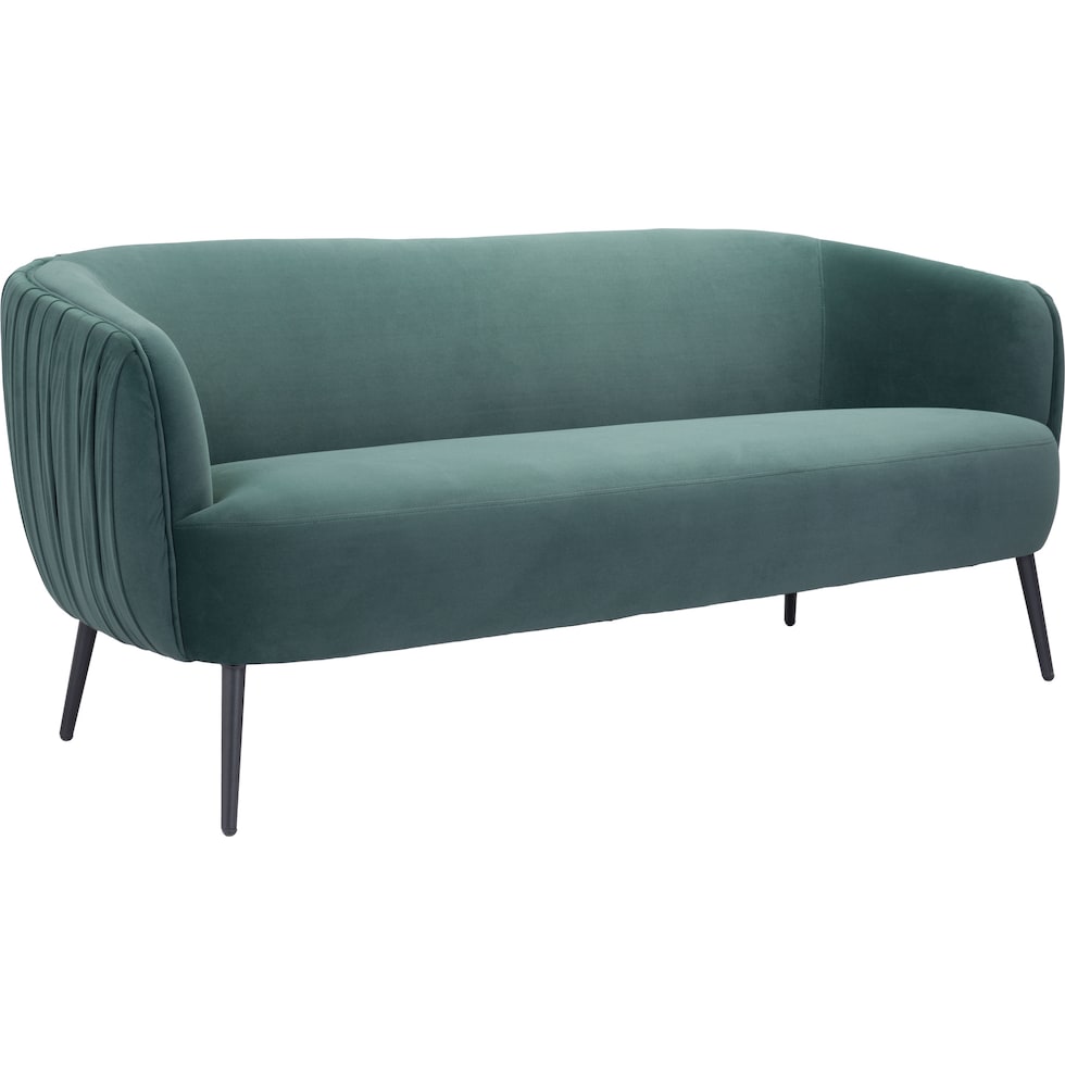 kiara green sofa   