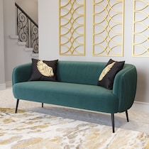 kiara green sofa   