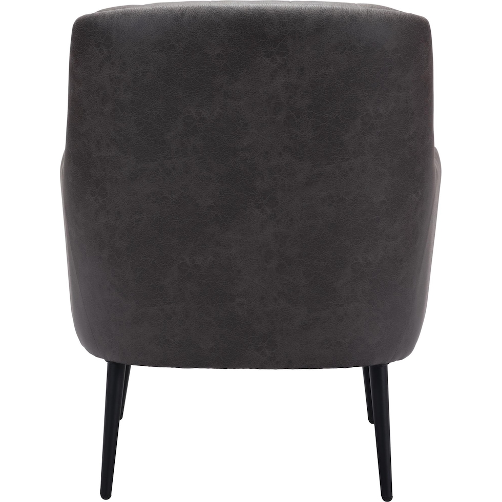kiley black accent chair   