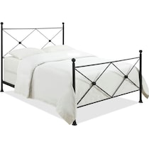 kimberly black queen bed   