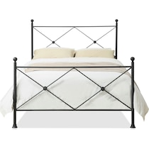 kimberly black queen bed   