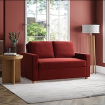 kimberly red sofa bed   