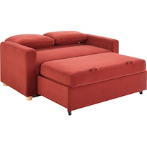 kimberly red sofa bed   