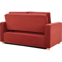 kimberly red sofa bed   