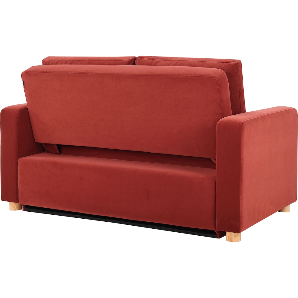 kimberly red sofa bed   