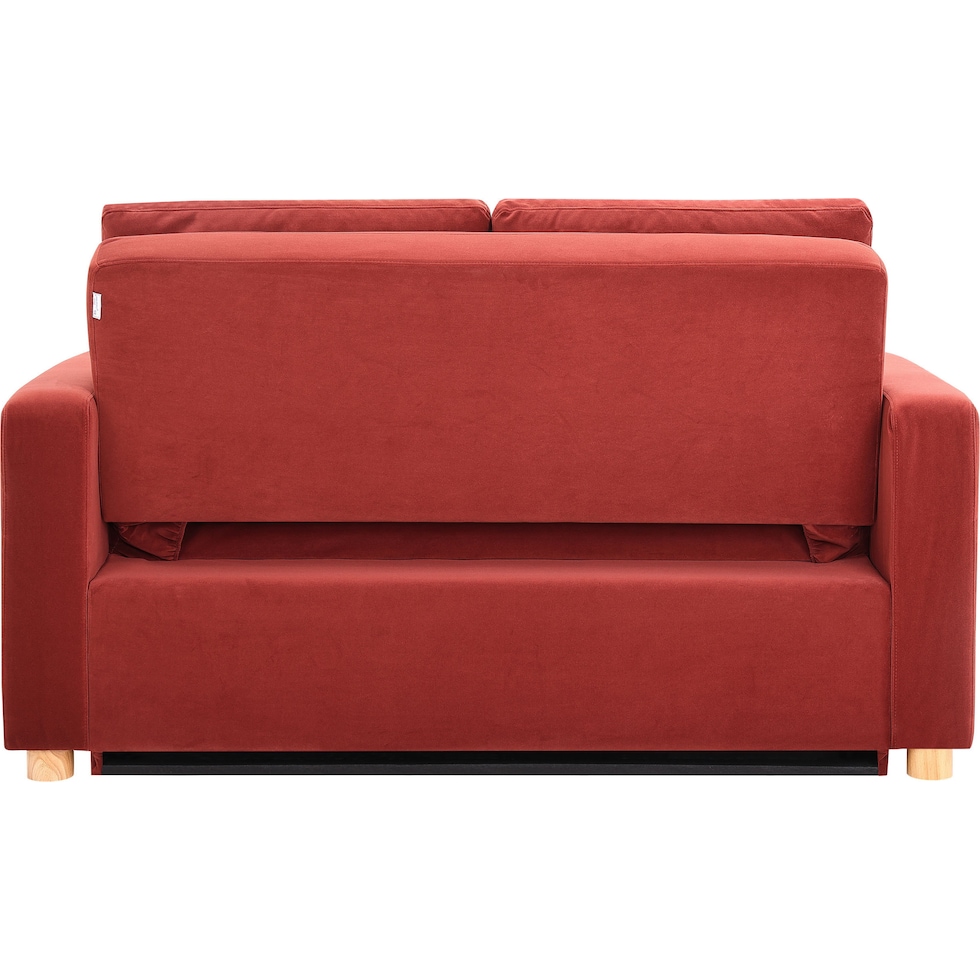 kimberly red sofa bed   