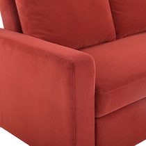 kimberly red sofa bed   