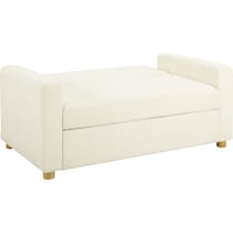 kimberly white sofa bed   
