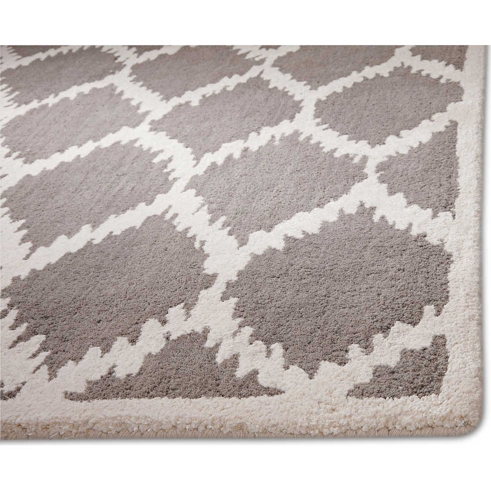 kimble gray area rug  x    