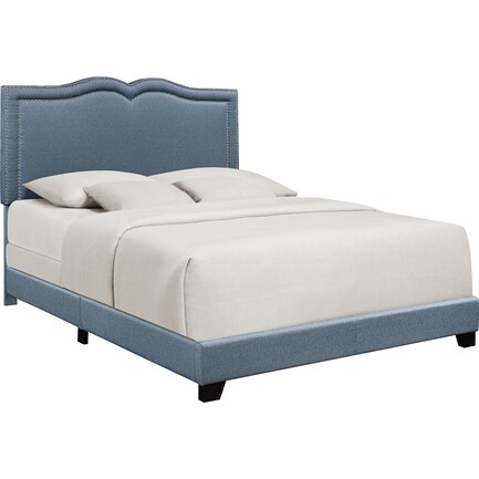 Kimbra Full Upholstered Bed - Blue