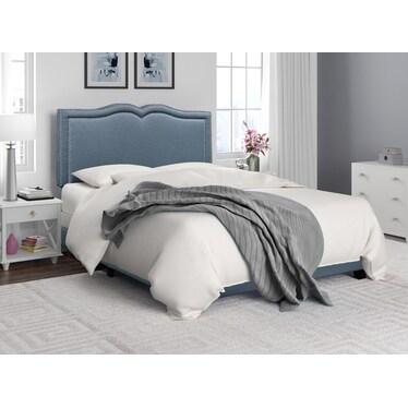 Kimbra Queen Bed - Blue